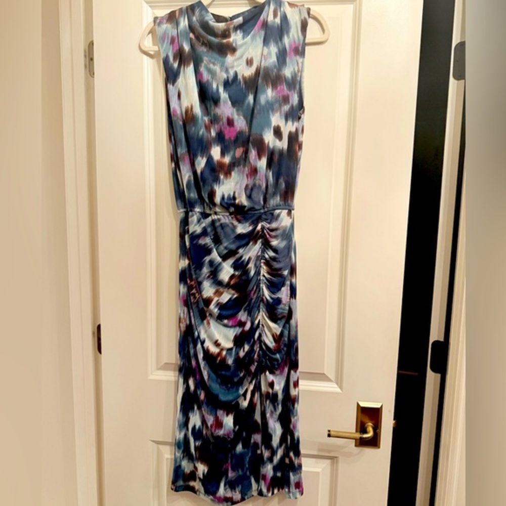 Evereve Elegant Blue and Purple Women's Dress Size Small